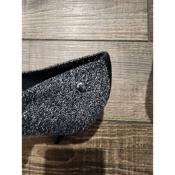 Simply Vera Wang Stevie High Heel Pumps Black Silver 9.5M Stretch Padded SPARKLE - Picture 7 of 10